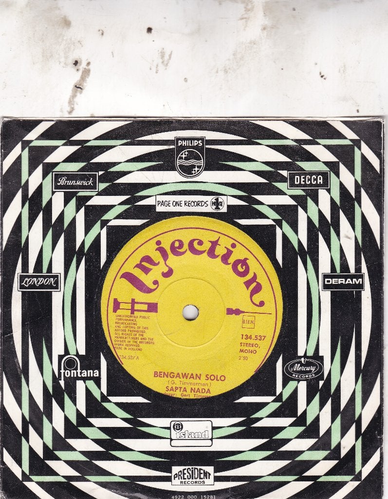 Nederbeat Sapta Nada (Rowdies) 1971, Ophalen of Verzenden, Zo goed als nieuw, 7 inch, Pop