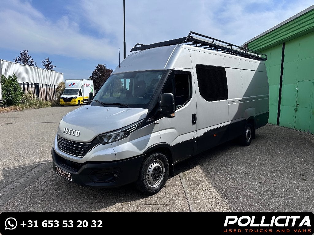 Iveco Daily 35S18 3.0 L Dubbel cabine Automaat Trekhaak L4H2, Automaat, Euro 6, 4 cilinders, Iveco