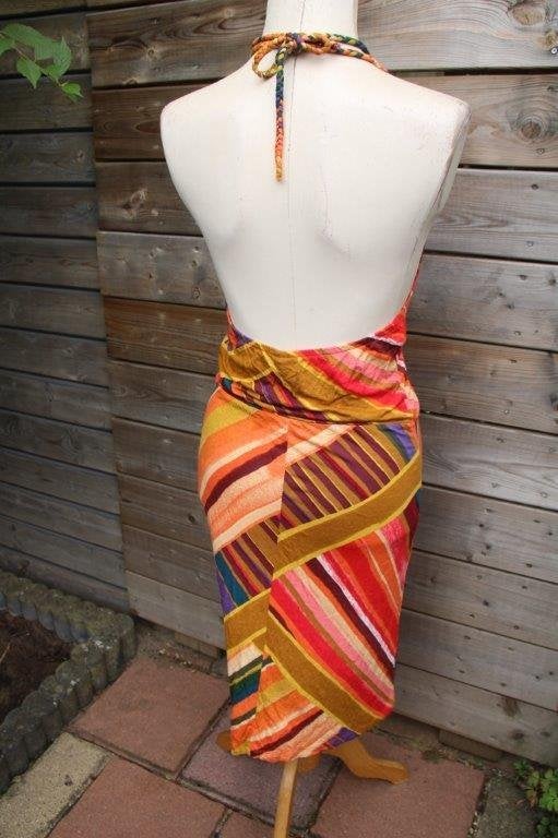 Halterjurk gekleurd Lascana mt 40 Vaste prijs, Kleding | Dames, Jurken, Maat 38/40 (M), Lascana, Overige kleuren, Ophalen of Verzenden
