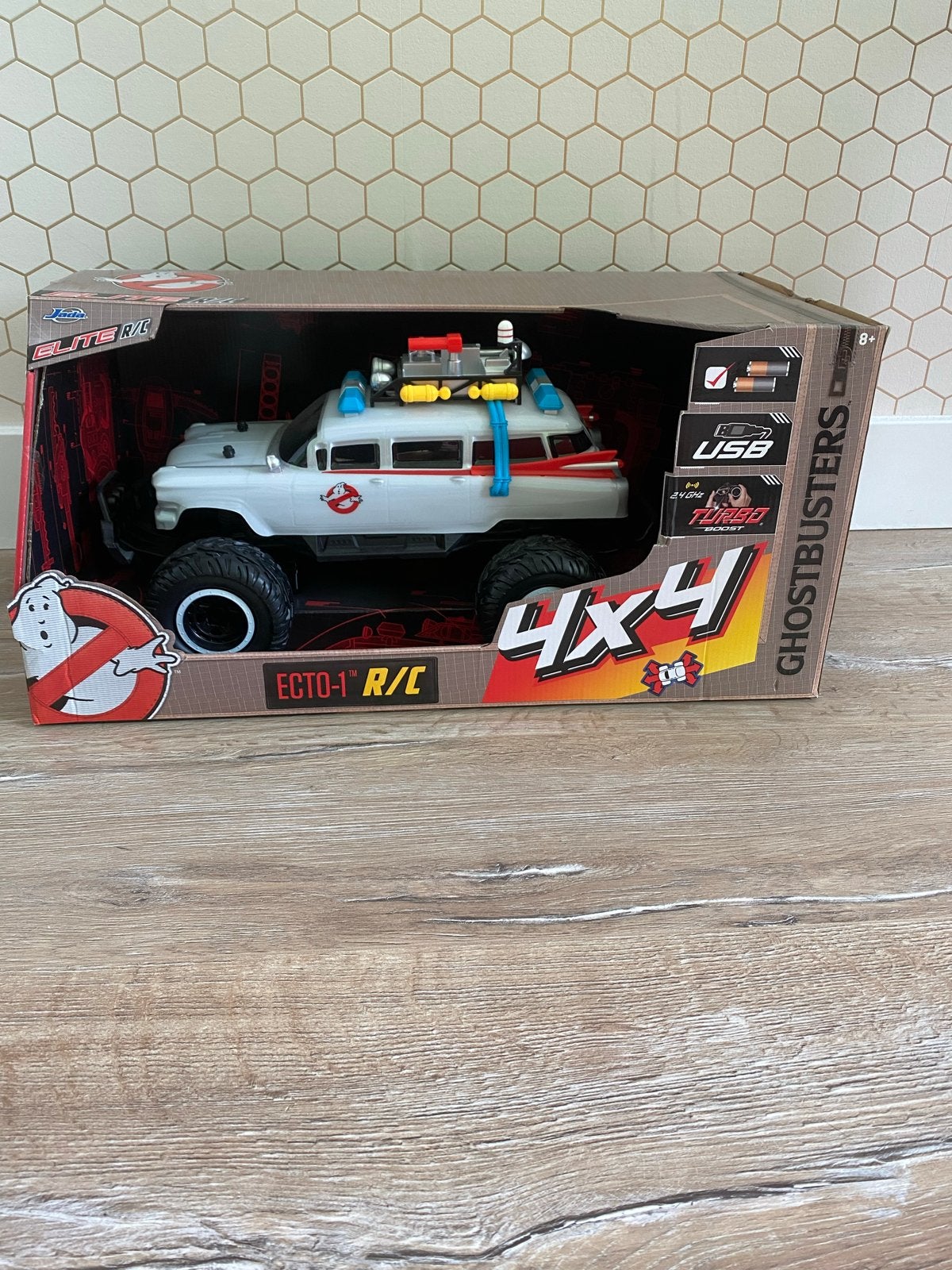 Ghostbusters Ecto-1 RC Auto 4x4, Elektro, Auto offroad, Nieuw, Ophalen of Verzenden