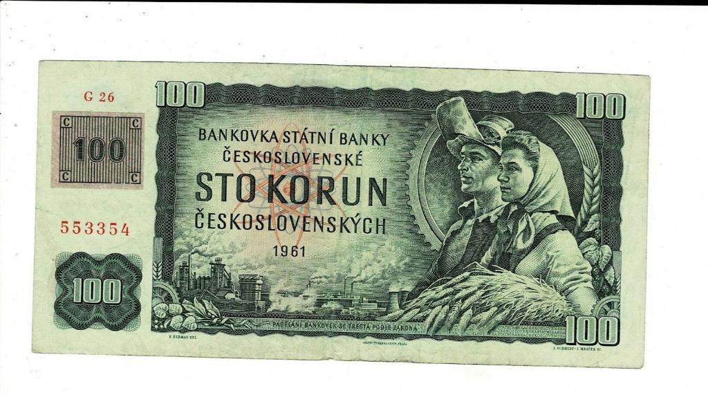 Tsjechoslowakije, 100 korun 1993, Verzenden, Overige landen