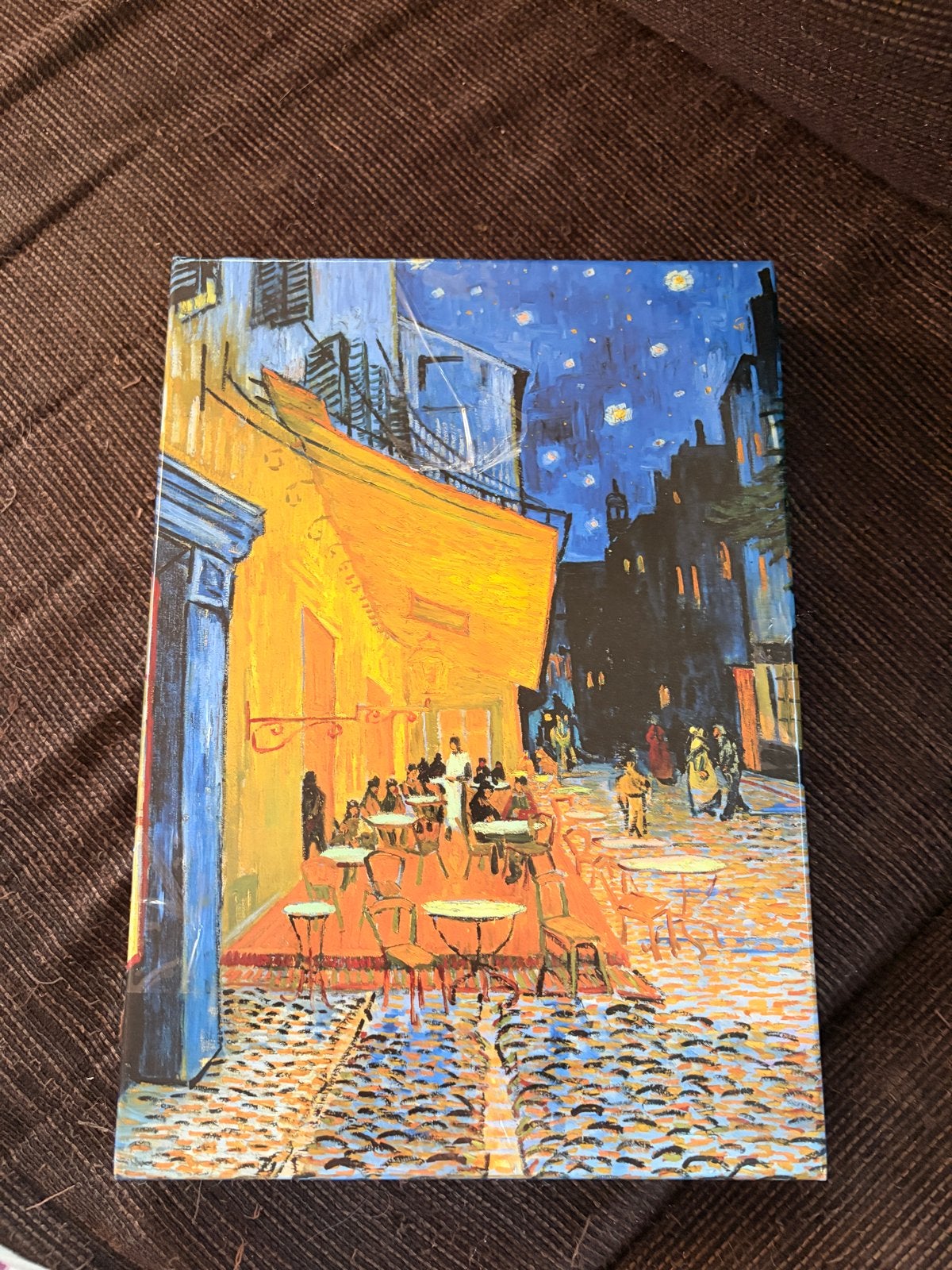 Legpuzzel Vincent van Gogh - Caféterras bij nacht (1000 stuk, Ophalen of Verzenden, 500 t/m 1500 stukjes, Zo goed als nieuw, Legpuzzel
