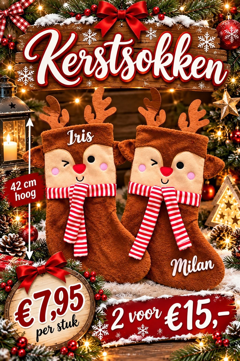 Gepersonaliseerde kerst artikelen, Diversen, Ophalen of Verzenden, Nieuw