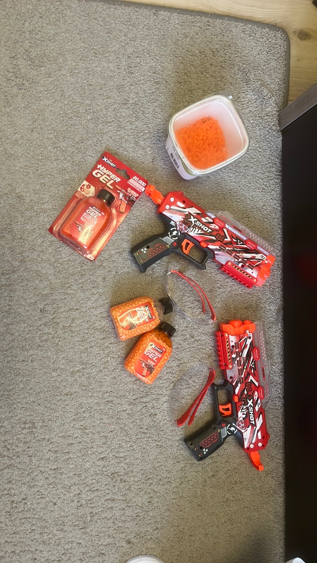 Xshot jel blasters 2 stuks met brillen en jel balletjes, Ophalen of Verzenden, Nieuw