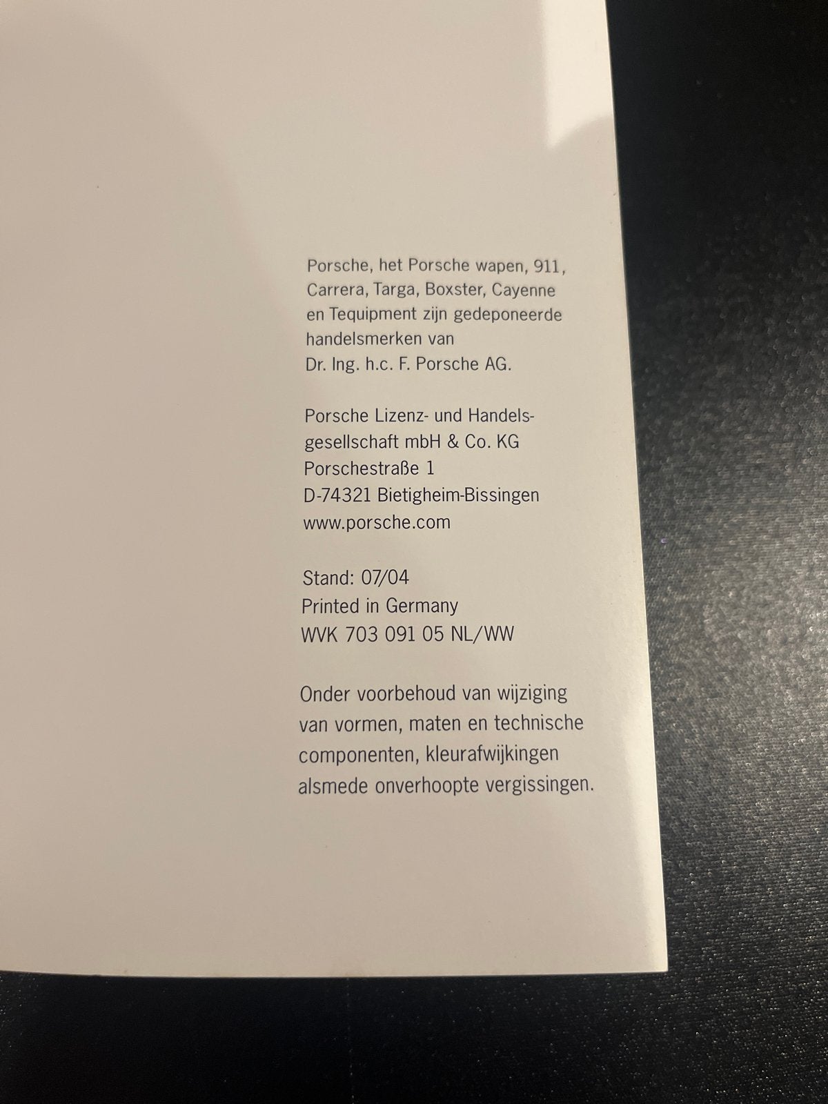Porsche Design Driver's Selection Folder 2005, Ophalen of Verzenden, Zo goed als nieuw, Porsche