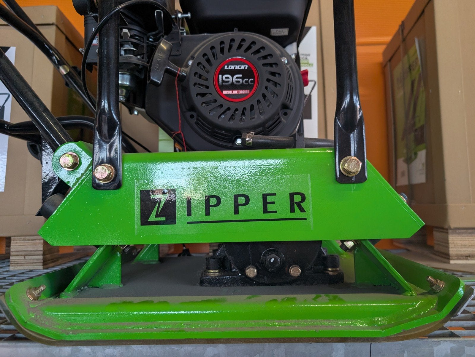 gebruikte Zipper ZI-RPE90C trilplaat 196cc koop OF huur, Ophalen, Zo goed als nieuw