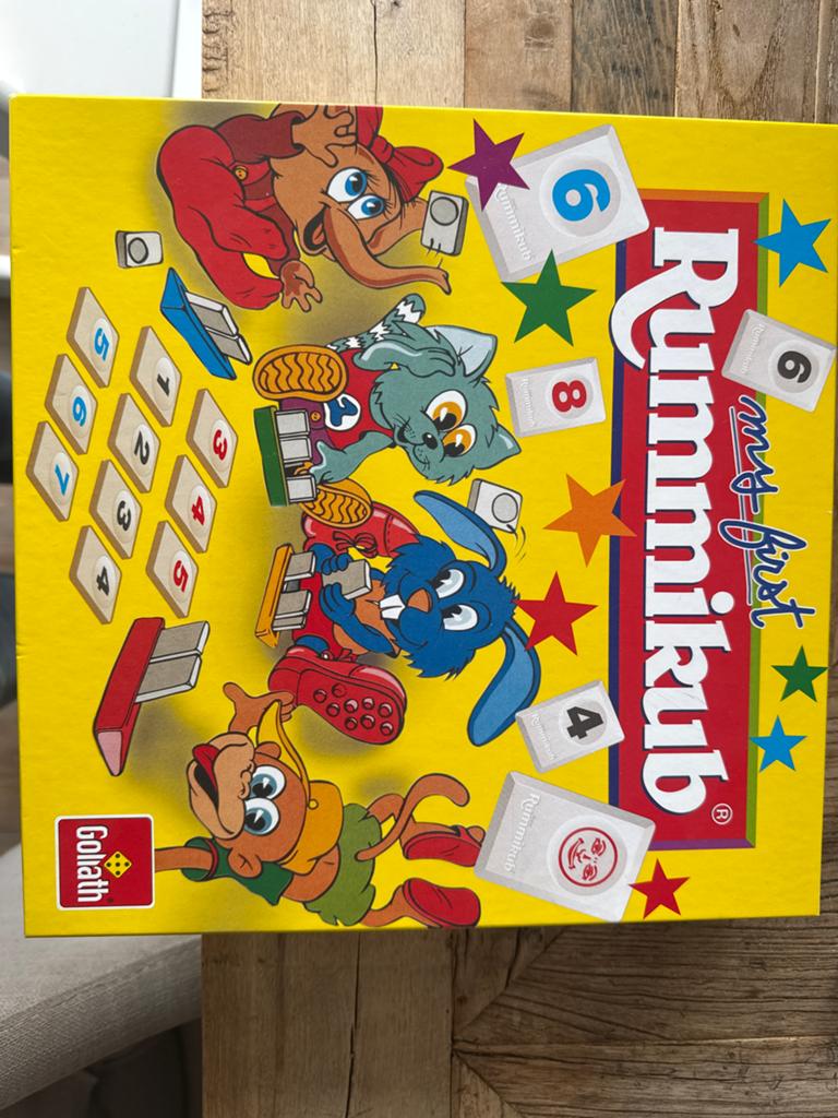 My First Rummikub - Goliath bordspel voor kinderen, Een of twee spelers, Ophalen of Verzenden, Zo goed als nieuw