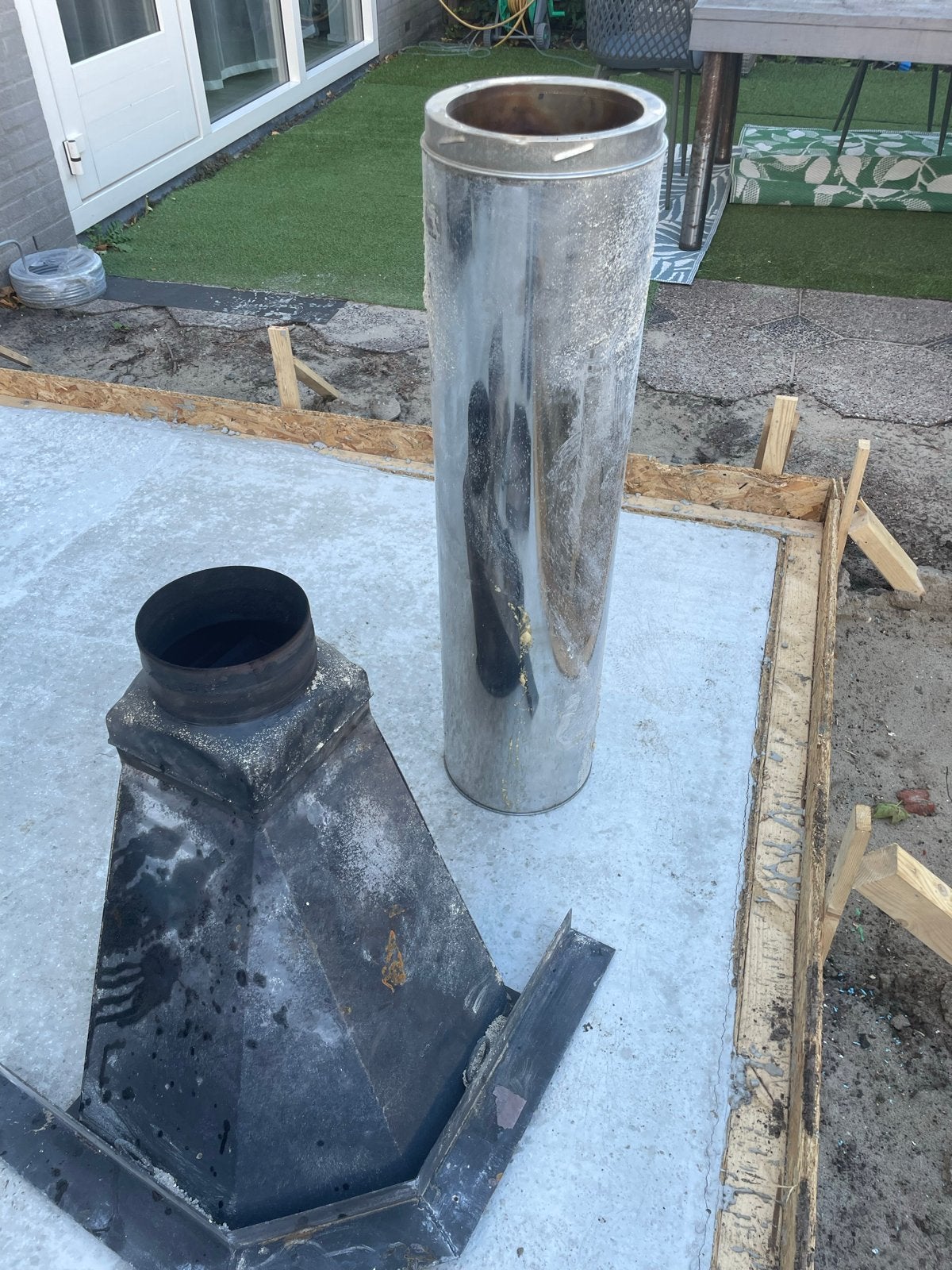 Materialen voor een open haard, Ophalen of Verzenden, Gebruikt, Inbouwhaard, Overige soorten