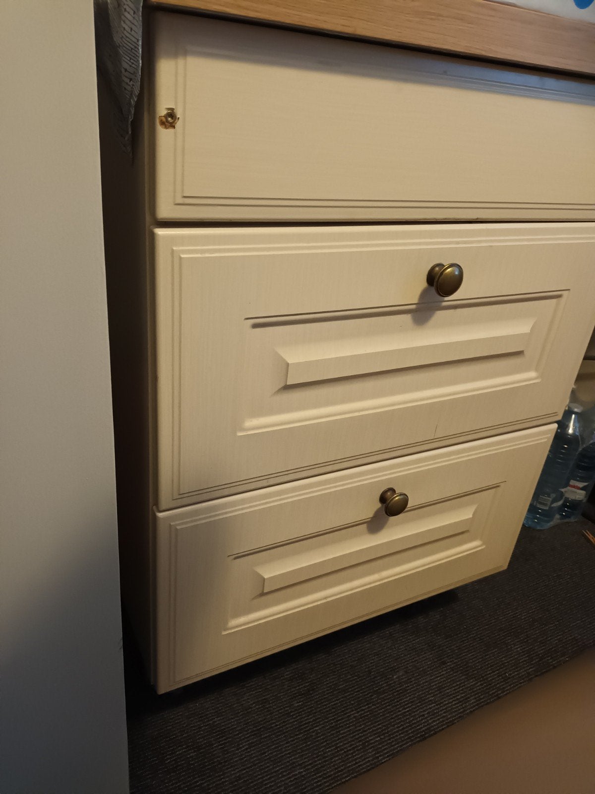 2 keuken ladekastjes, Huis en Inrichting, Kasten | Ladekasten, Ophalen, Gebruikt, 50 tot 100 cm, 3 of 4 laden