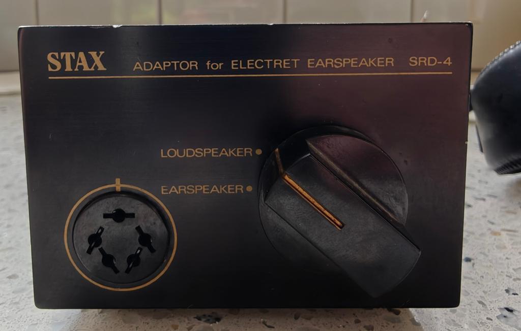 Stax SR-30 Professional Electret Earspeaker (compleet), Audio, Tv en Foto, Koptelefoons, Ophalen of Verzenden, Gebruikt, Over oor (circumaural)