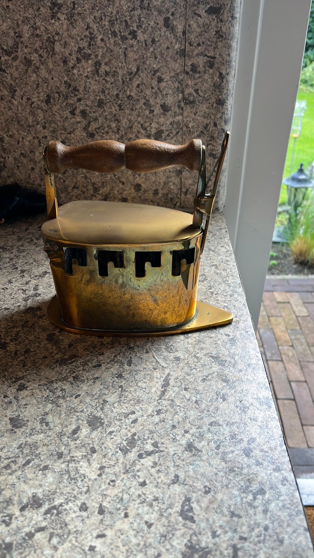 Te koop koperen strijkijzer, Ophalen, Zo goed als nieuw