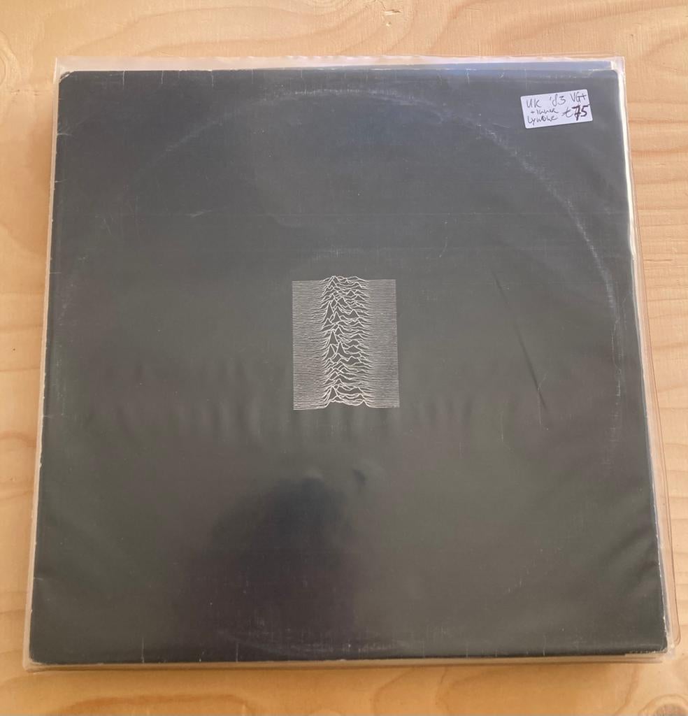 Joy Division - Unknown Pleasures ‘83 Uk Press, Ophalen of Verzenden, Zo goed als nieuw, 12 inch, Alternative
