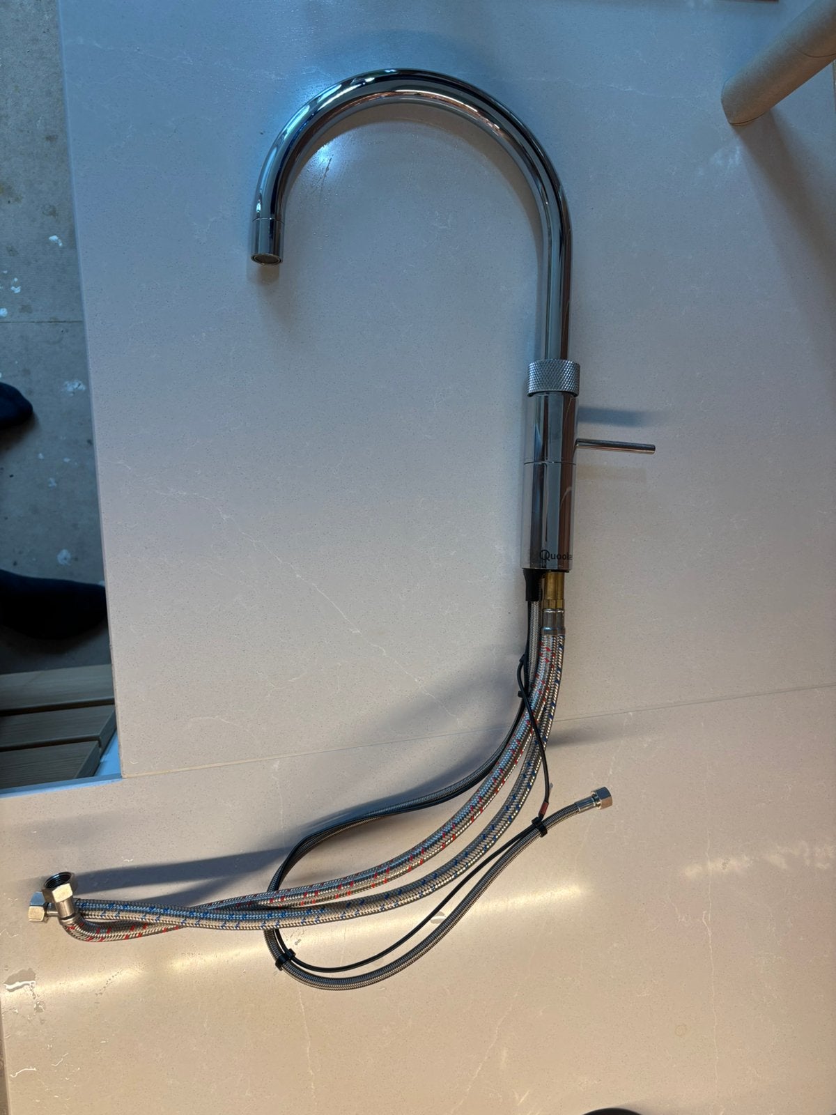 Quooker Fusion Round Chroom, Ophalen of Verzenden, Zo goed als nieuw, Chroom, Kraan