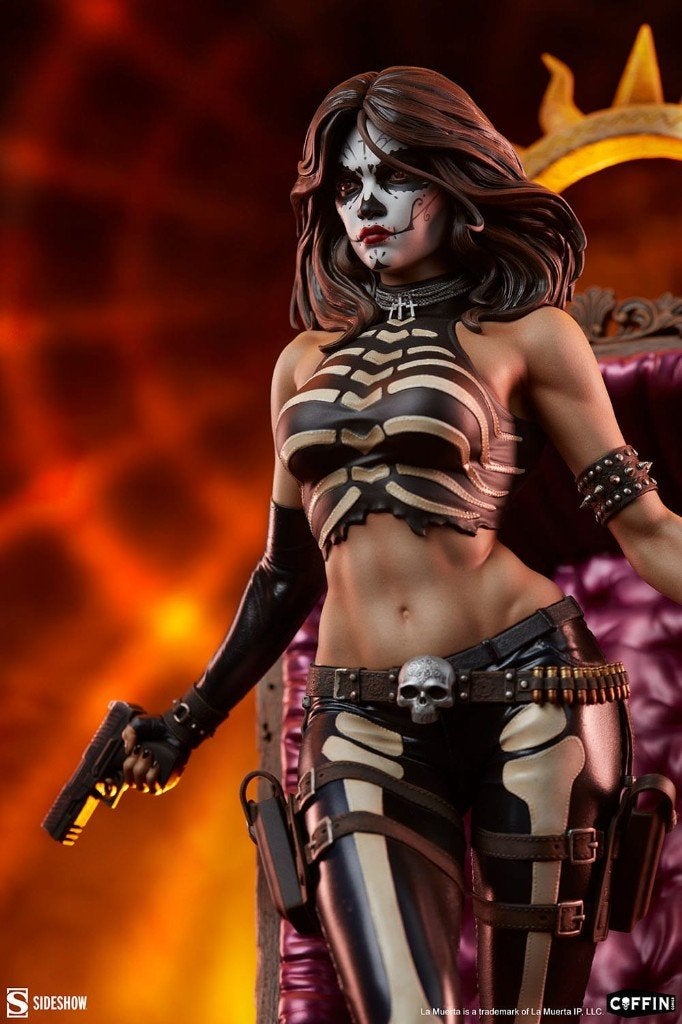 Sideshow Coffin Comics Premium Format Statue La Muerta, Verzamelen, West Campus 1 76863 Herxheim (DE), Beeldje, Replica of Model