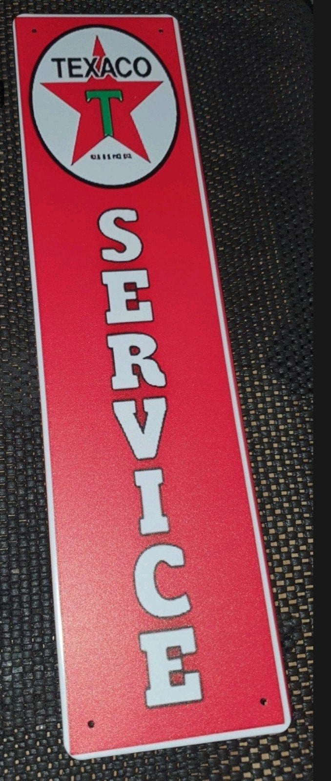 Stoer texaco wandbord (40 x 10 cm) - de ultieme blikvanger, Ophalen of Verzenden, Nieuw, Reclamebord