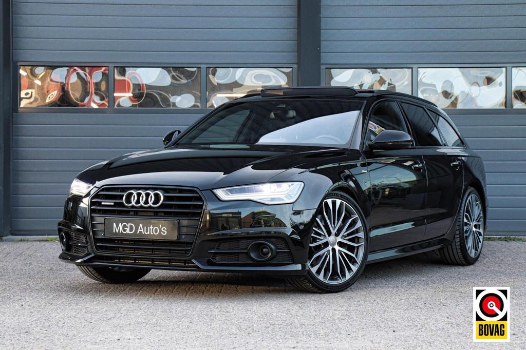 Audi A6 Avant 2.0 TFSI Quattro 2x S-Line /LED-MATRIX/PANODAK, Gebruikt, Huisgarantie, 4 cilinders, Zwart