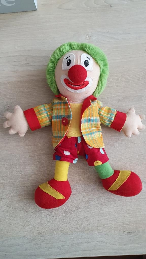 Clown Jopie pop/ knuffel., Ophalen of Verzenden, Zo goed als nieuw, Overige typen
