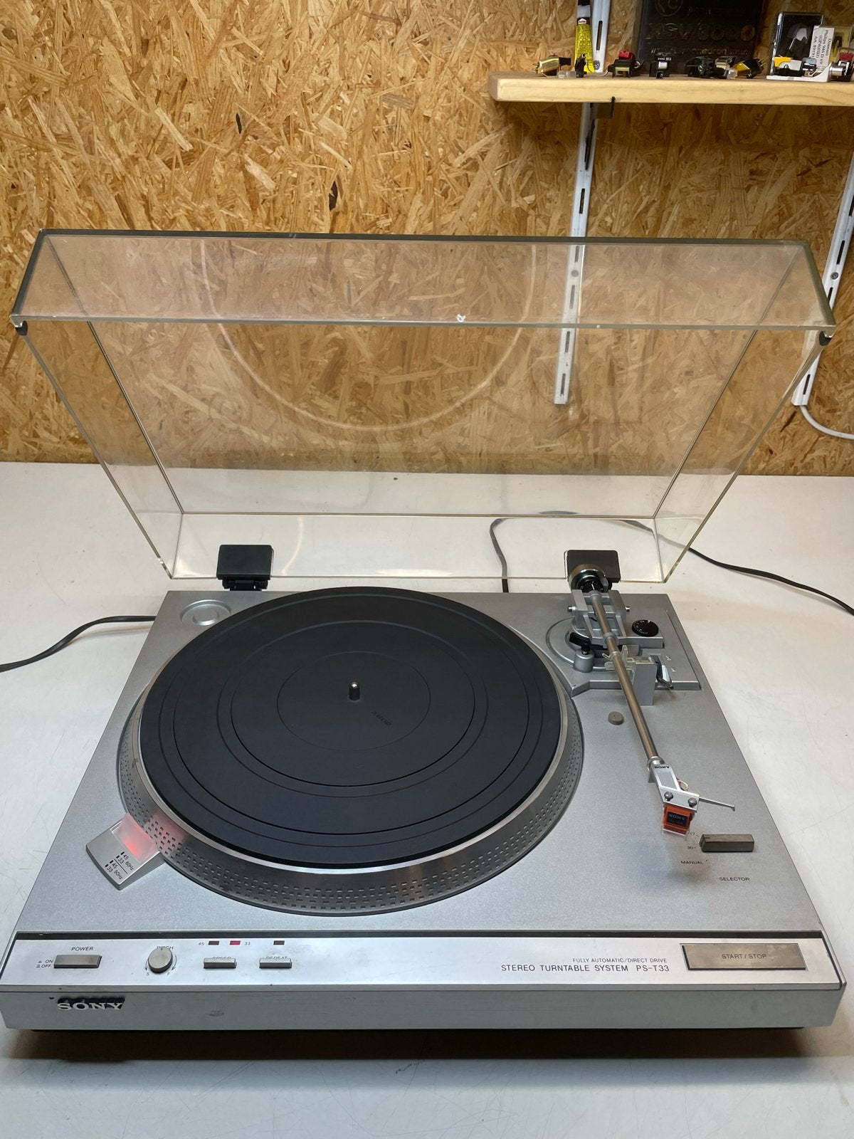 Sony PS-T33 Stereo Platenspeler - Volautomatisch, Ophalen, Gebruikt, Automatisch, .....
