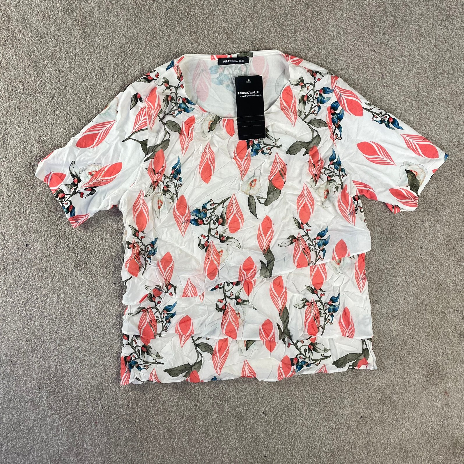 Frank Walder blouse topje shirt maat 42 NIEUW, Kleding | Dames, ., Zwart, Ophalen of Verzenden, Zo goed als nieuw