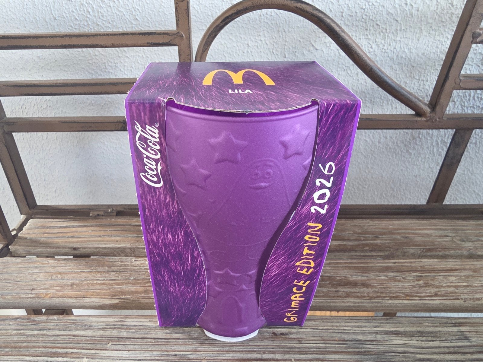 McDonald's Grimace Edition Coca-Cola Glas Lila 2026, Ophalen, Nieuw, Frisdrankglas