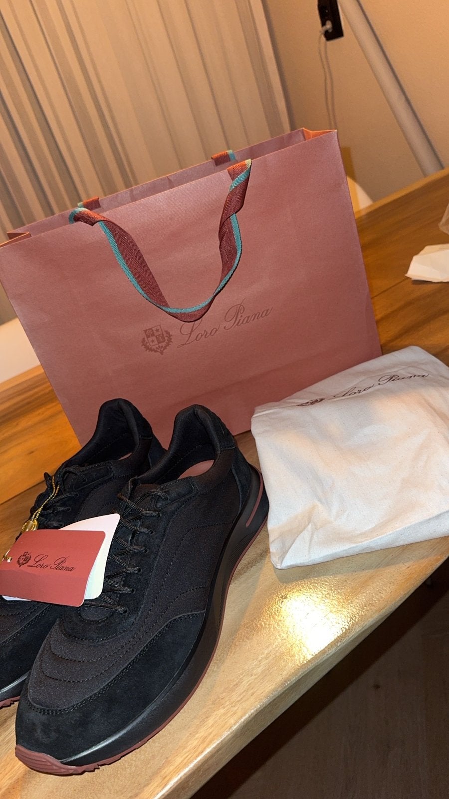 Loro Piana schoenen maat 46, Zwart, Nieuw, Ophalen of Verzenden, Sneakers of Gympen