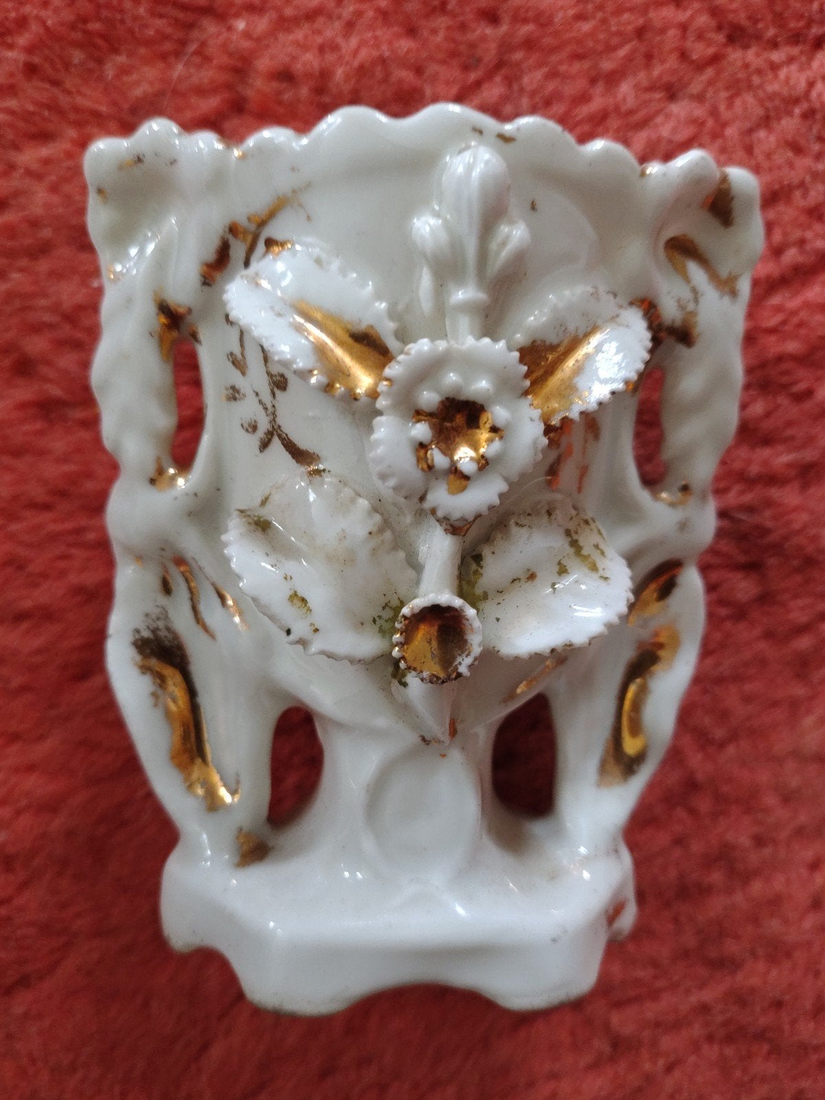 Antieke Franse Bruidsvaas (Vieux Paris) - 9 cm - Gaaf!, Ophalen of Verzenden