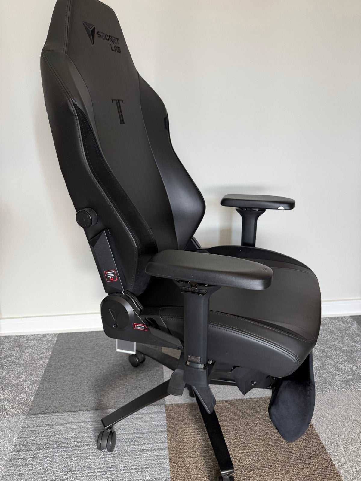 Secretlab TITAN Evo 2022 + Ergonomische Recliner & Voetenste, Zwart, Ophalen of Verzenden, Zo goed als nieuw, Bureaustoel