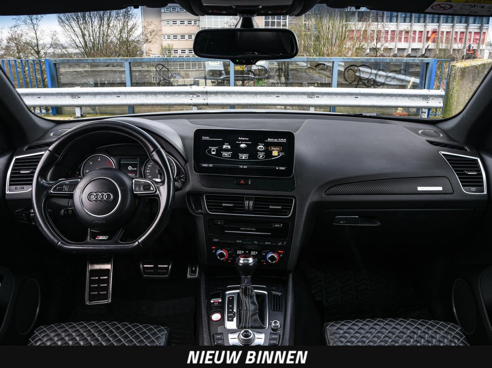 Audi SQ5 3.0 TDI SQ5 Plus quattro 341 PK Grijs Kenteken Pano, Auto's, 15 km/l, Gebruikt, Zwart, 340 pk