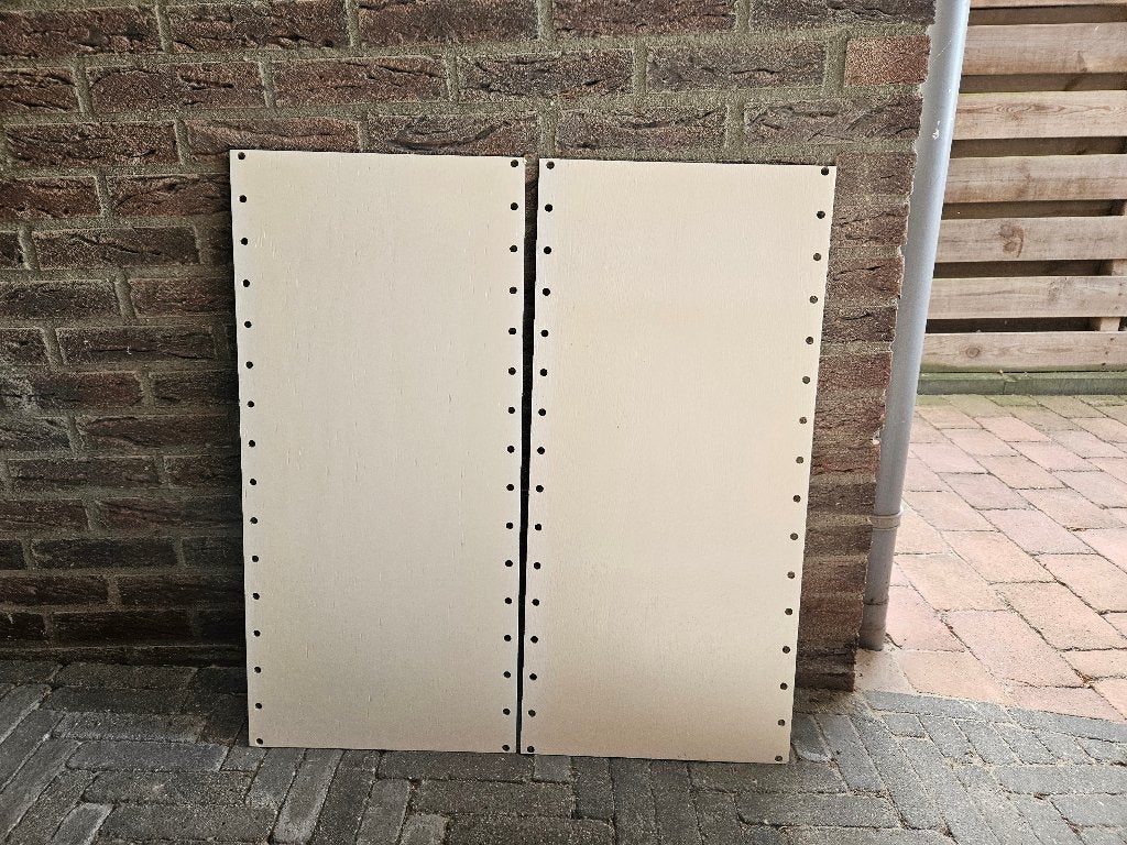 lundia inschuifpanelen wit gebeitst   (15,00 p/st), Huis en Inrichting, Kasten | Stellingkasten, Ophalen, Gebruikt