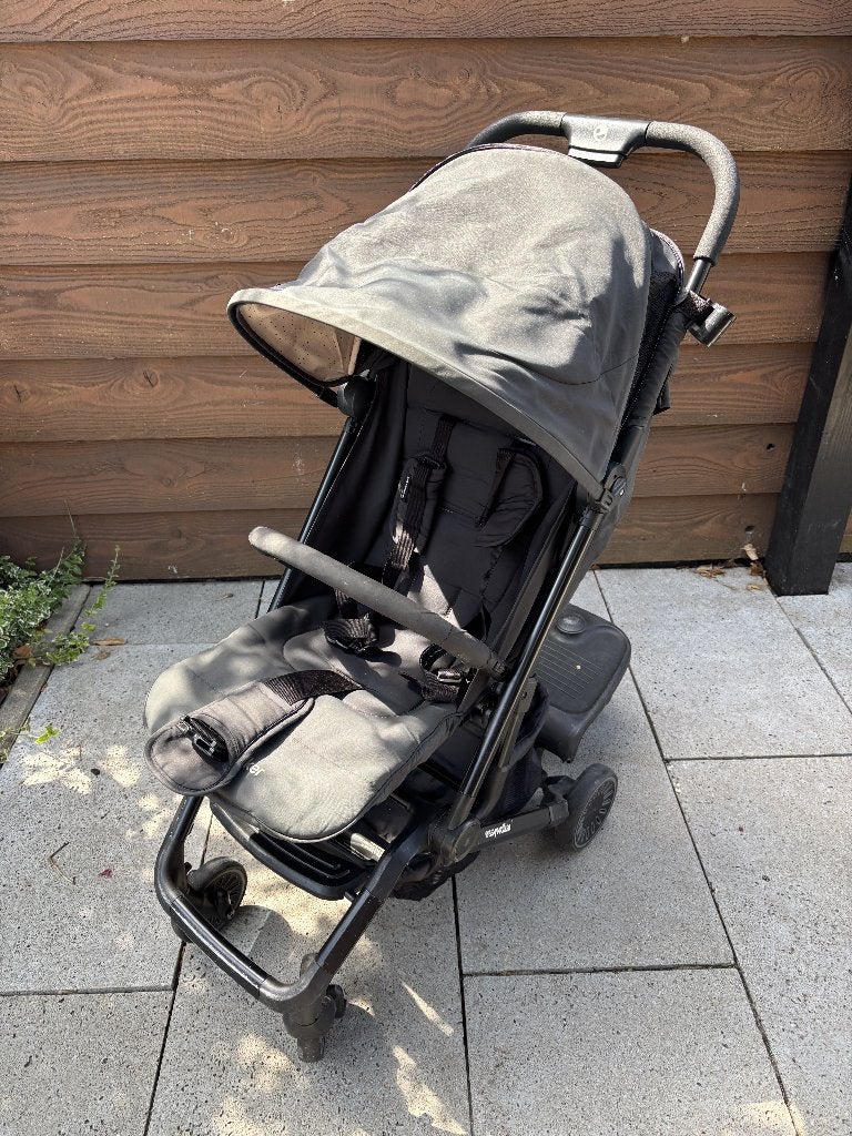 Easywalker Buggy XS incl. meerijdplankje, Ophalen, Gebruikt, Overige merken, Verstelbare rugleuning