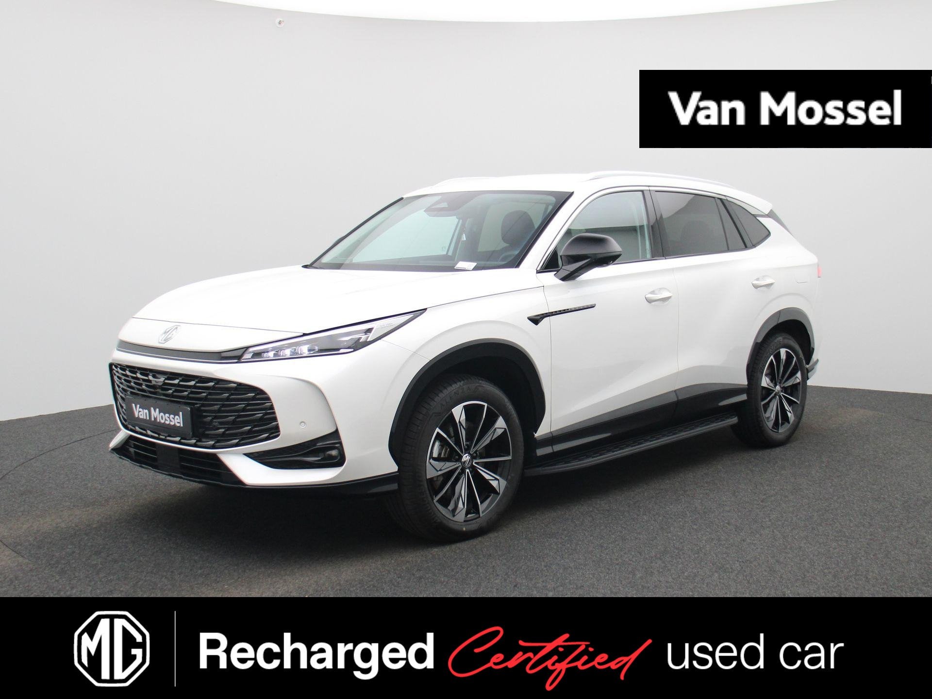 MG HS PHEV 1.5 272pk Aut. Luxury | Navi | Leder | 360 Camera, Stof, Gebruikt, 4 cilinders, Plug-in hybride