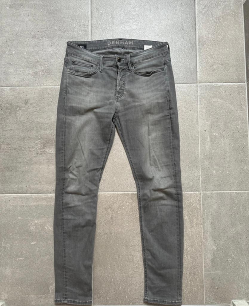 Denham heren jeans Bolt, Ophalen of Verzenden, Gedragen, Grijs, W32 (confectie 46) of kleiner