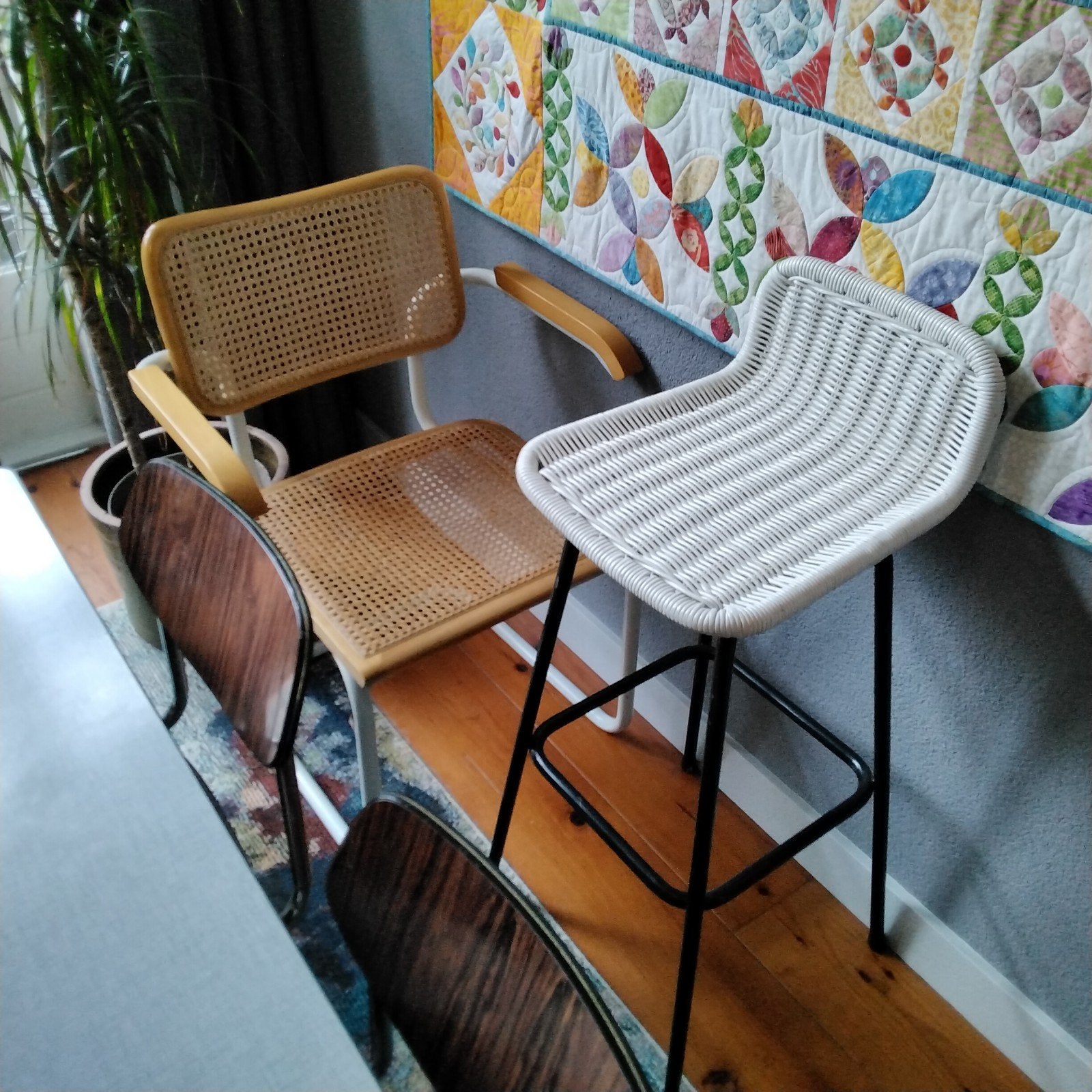 VINTAGE ORIGINELE ROHE BARKRUK JAREN 60, Huis en Inrichting, Ophalen, Gebruikt, Bruin, Eén