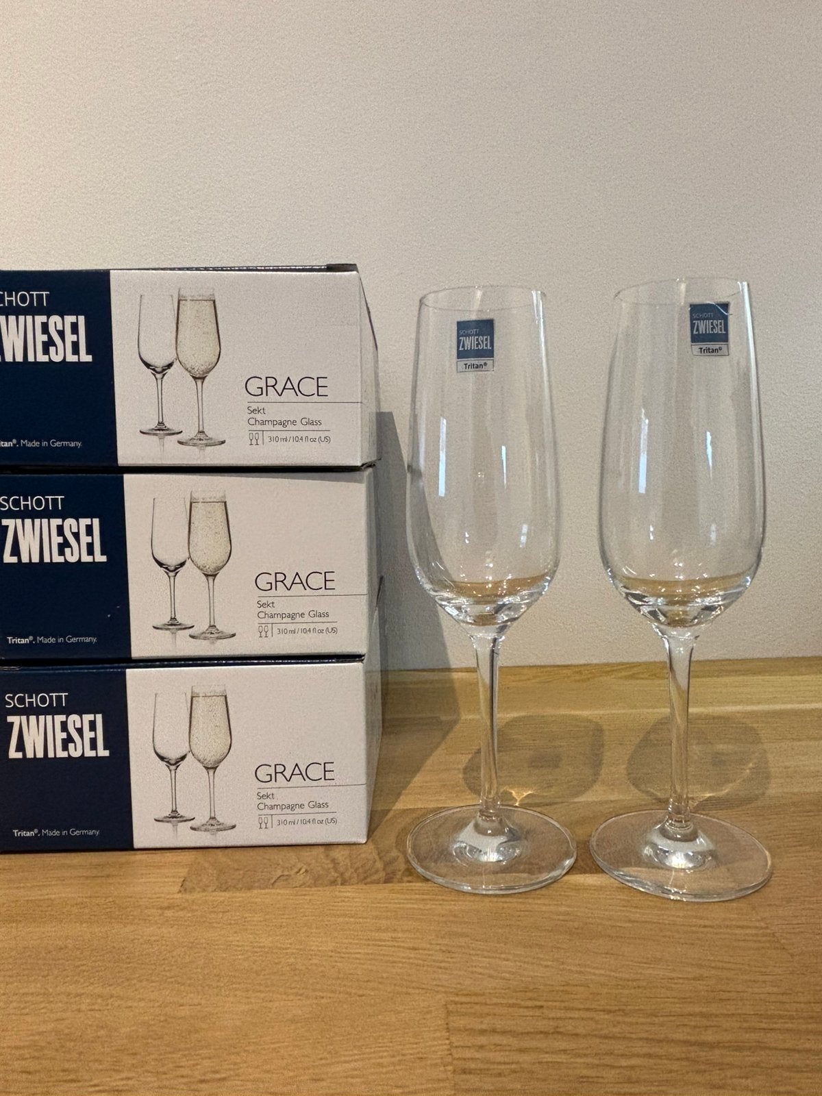 NIEUW! Schott Zwiesel champagneglazen, Verzamelen, Ophalen of Verzenden, Nieuw, Overige typen