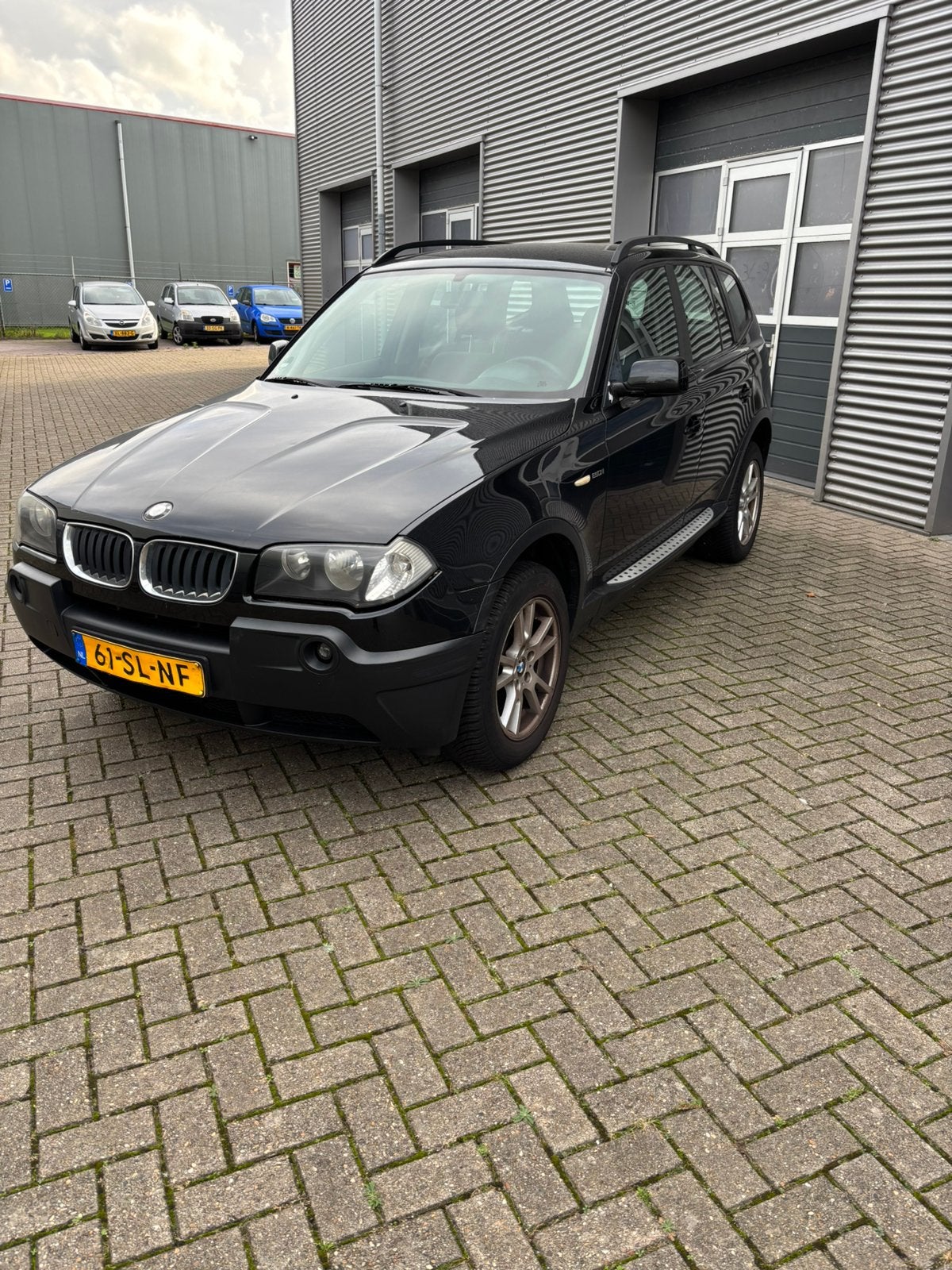 BMW X3 2.0 I 2006 Zwart, Auto's, Mistlampen, Stof, 1995 cc, Zwart
