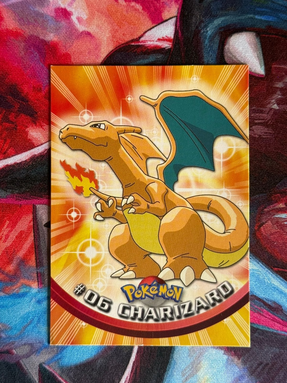 Charizard topps pokemon kaart zeldzaam, Ophalen of Verzenden, Zo goed als nieuw