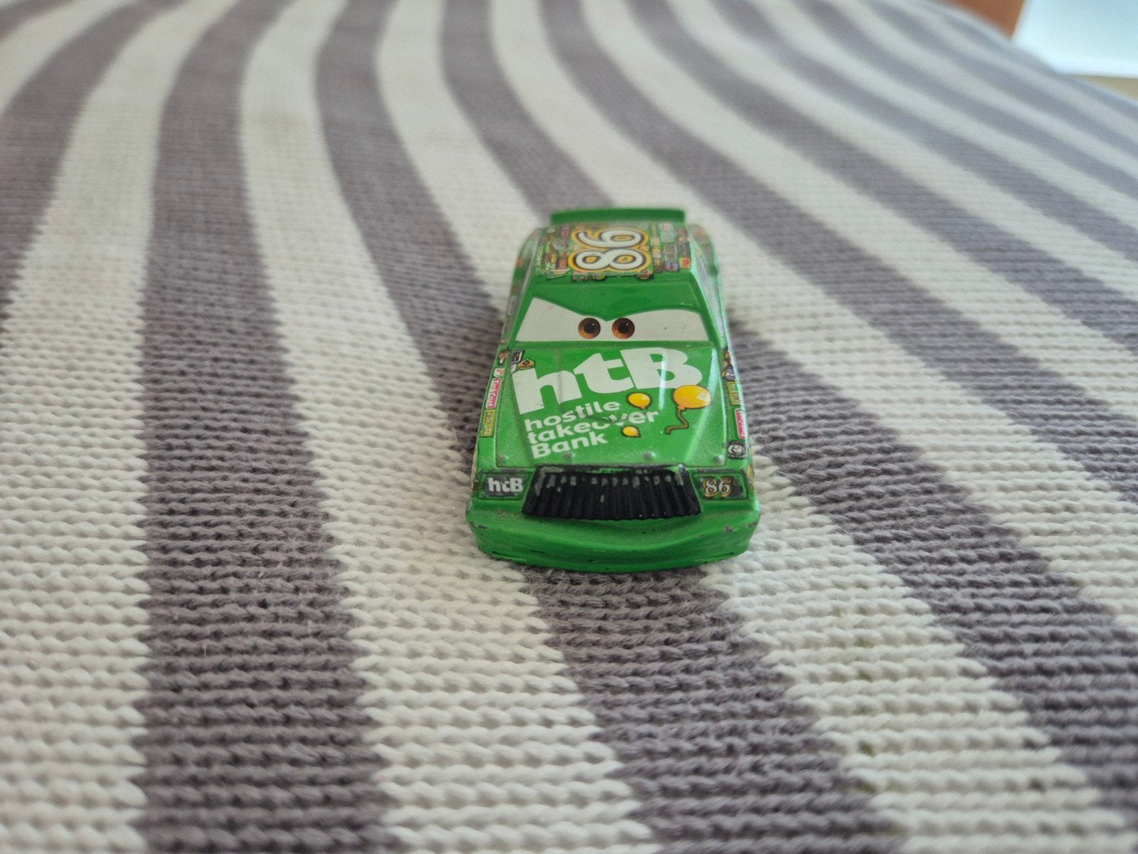 Vintage Disney Cars — Chick Hicks HTB Die-cast (Mattel), Ophalen of Verzenden, Gebruikt