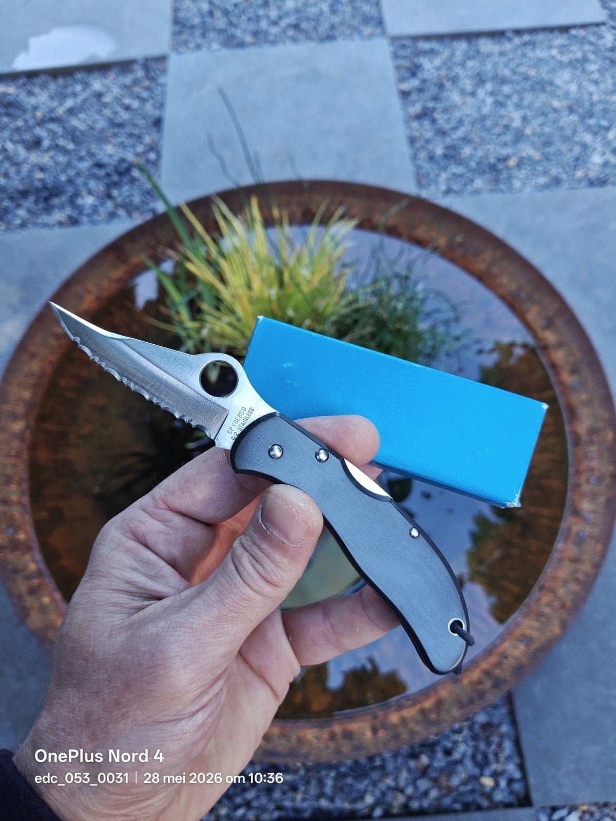 Spyderco C01 SATU Tuffram Worker zakmes., Ophalen of Verzenden, Zo goed als nieuw