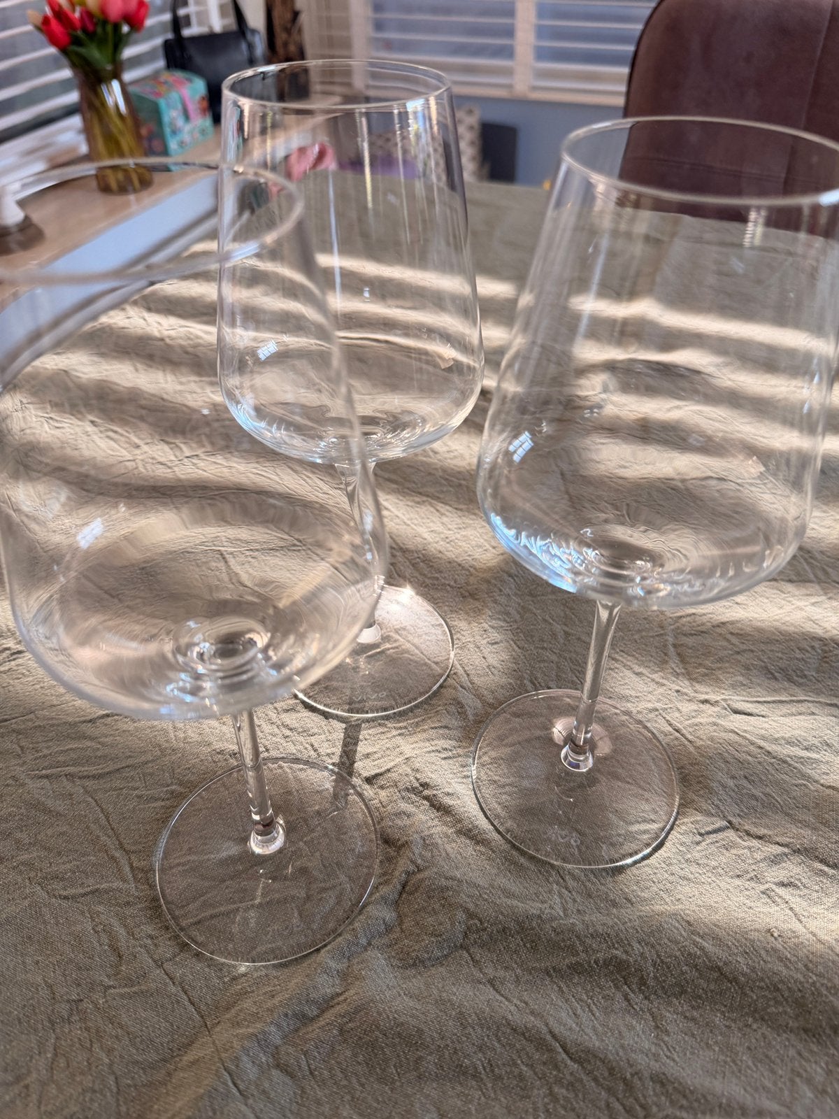 3 Vivo rodewijn glazen, Verzamelen, Glas en Borrelglaasjes, Ophalen of Verzenden, Zo goed als nieuw, Overige typen