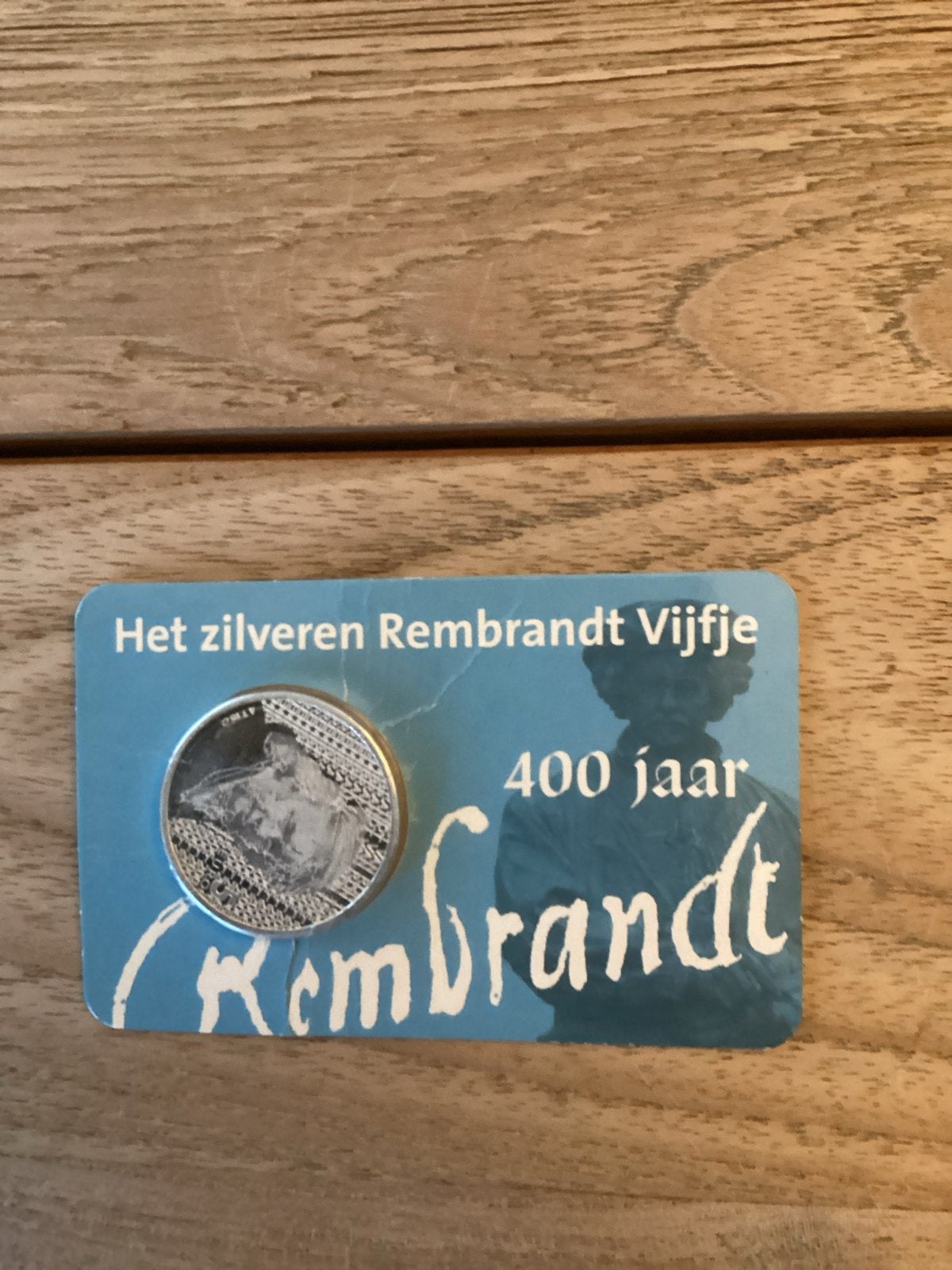 Het zilveren Rembrandt Vijfje - 2006 - 400 jaar Rembrandt, Postzegels en Munten, Setje, Koningin Beatrix, Zilver, Euro's