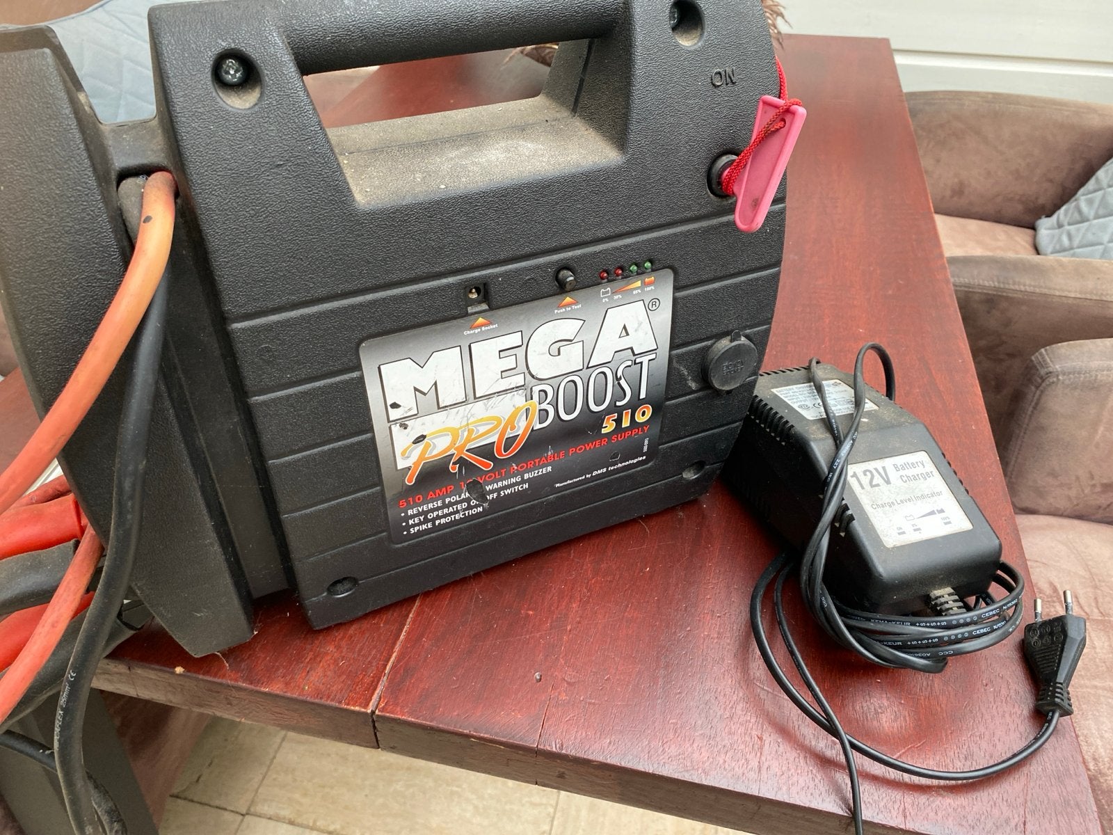 Mega Boost Pro 510 Draagbare Startbooster, Ophalen, Gebruikt