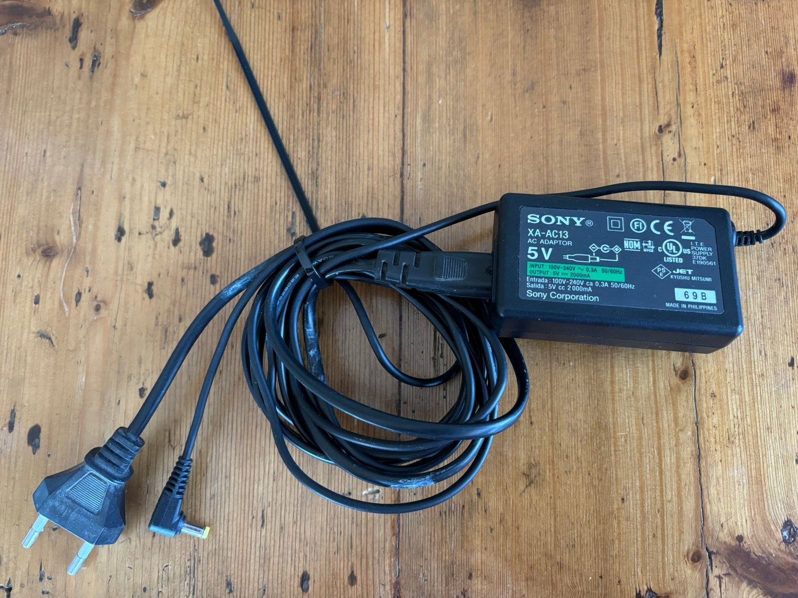 Originele Sony XA-AC13 netadapter – Sony nav-u GPS, Ophalen of Verzenden, Zo goed als nieuw