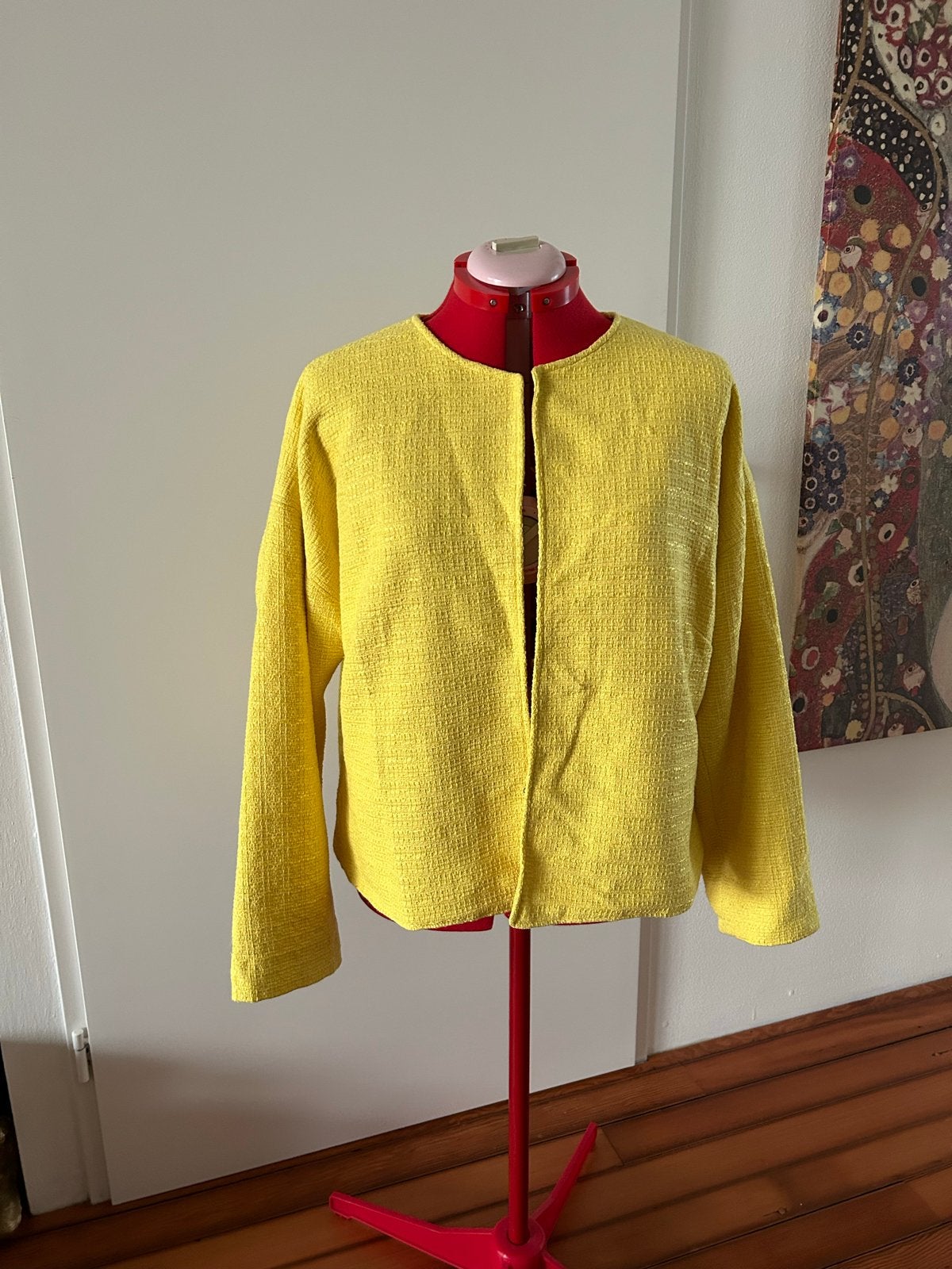 Kort kanariegeel jasje maat 44/46, Kleding | Dames, Geel, Maat 46/48 (XL) of groter, Ophalen of Verzenden, Zo goed als nieuw