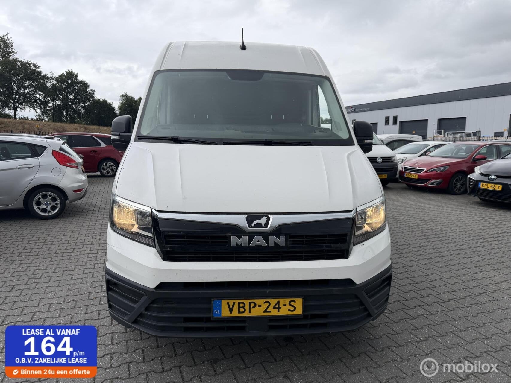 MAN TGE 35 2.0 Lang L4 Hoog 2 hoog 6 versnelling erco, Stof, Gebruikt, 4 cilinders, Wit