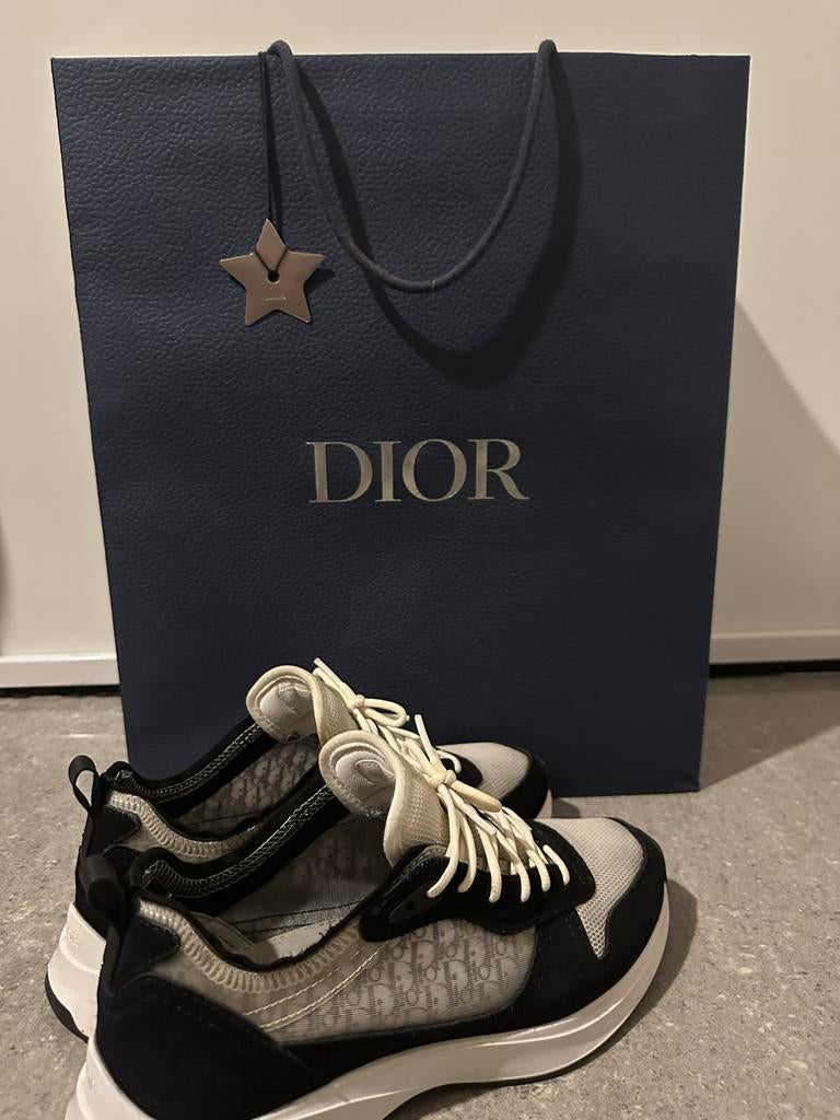 Dior B25 sneakers 41 origineel met bon / factuur maat 41, Zwart, Overige typen, Ophalen of Verzenden, Zo goed als nieuw