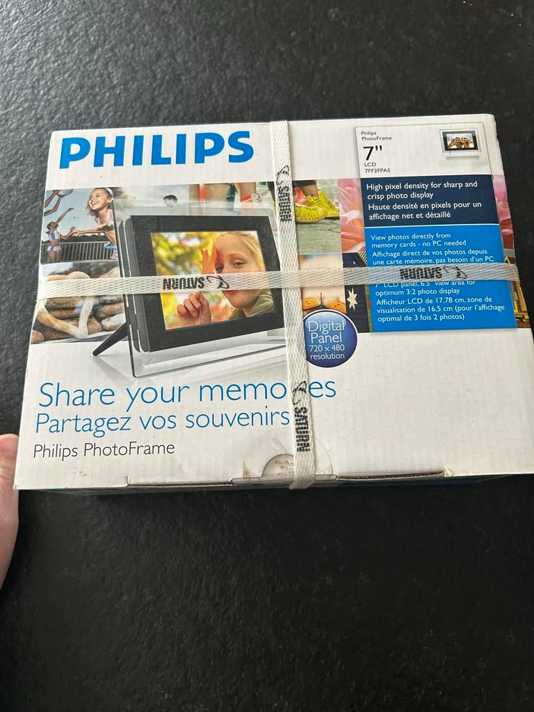 Philips PhotoFrame 7" LCD - Deel je herinneringen, Ophalen of Verzenden, Nieuw, Minder dan 1 GB, 8 tot 12 inch