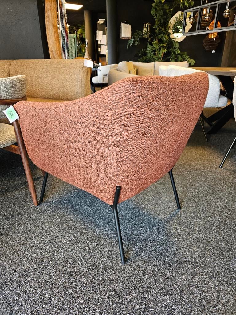 Mooie kwaliteit fauteuil MILA h.e. design opruiming, Huis en Inrichting, Fauteuils, Ophalen of Verzenden, Nieuw, Stof