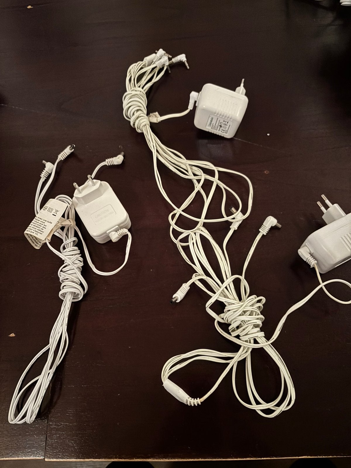 3 power adapters met 3 output per kabel, Diversen, Ophalen of Verzenden, Zo goed als nieuw
