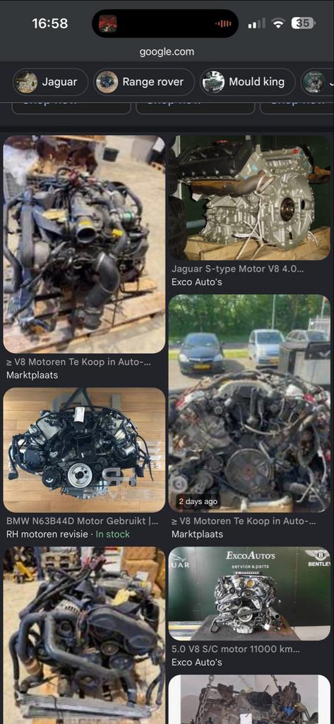 Gezocht: V8 motorblok (mag defect zijn, voor tafel), Ophalen, Gebruikt, Universele onderdelen