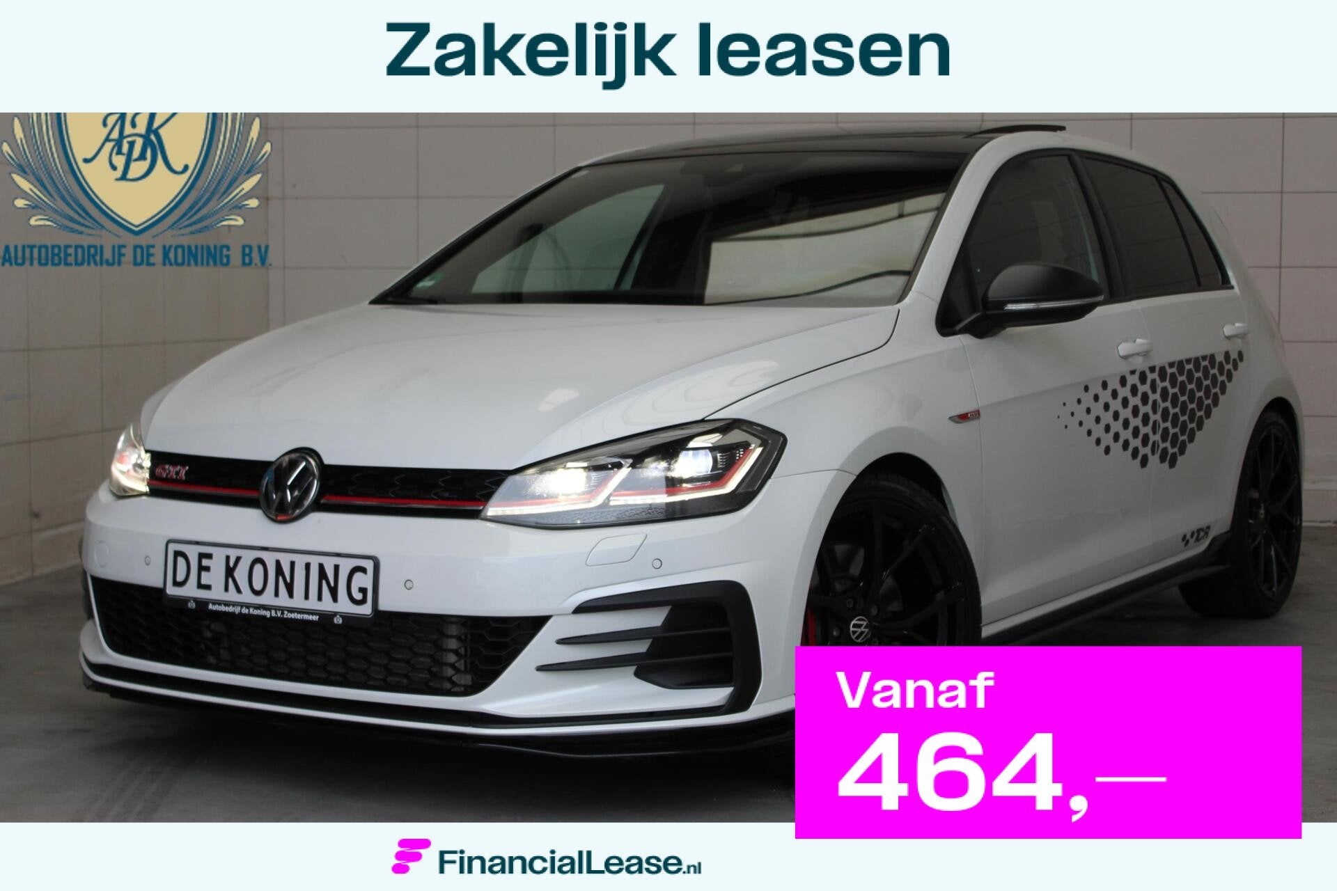 Volkswagen Golf GTI TCR PANO | VIRTUAL | KEYLESS | ACC | CAM, 15 km/l, Gebruikt, Zwart, 1984 cc
